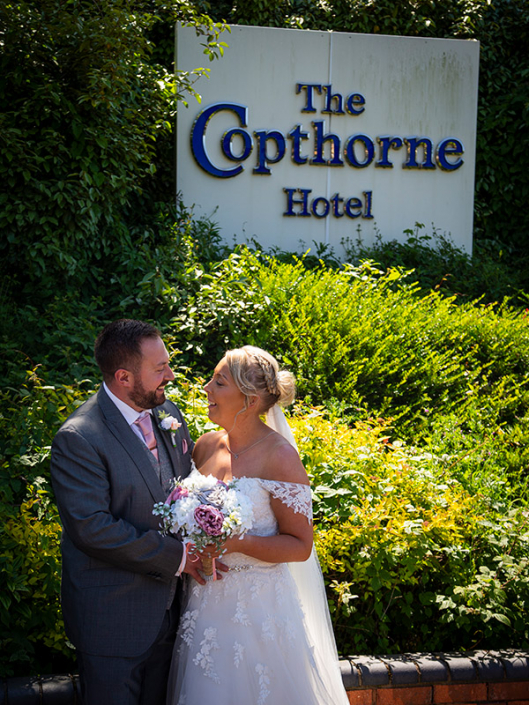 Wedding photography at the Copthorne Hotel by Adam Smith wedding photography