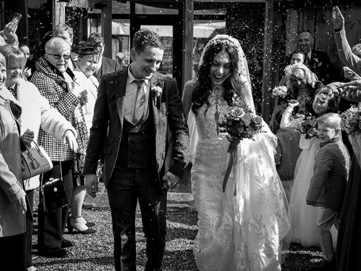 Wedding photography at the Bridal Barn by Adam Smith wedding photography