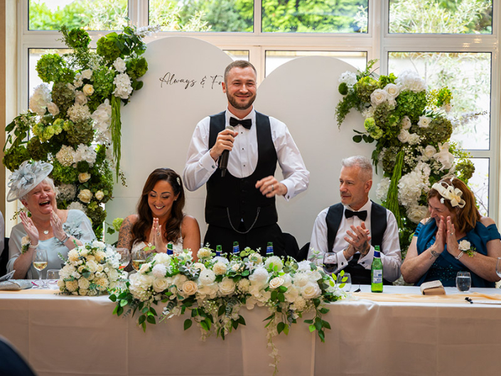 Wedding photography at Fairlawns Hotel by Adam Smith wedding photography