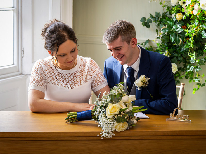 Wedding photography at Sandwell Registry Office by Adam Smith wedding photography